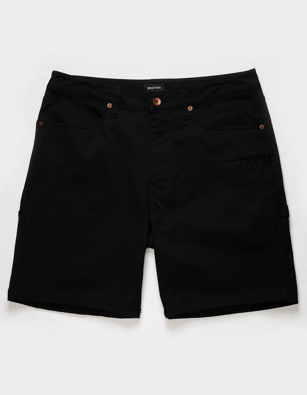 BRIXTON Carpenter Utility Stretch Mens Shorts - BLACK Product Image