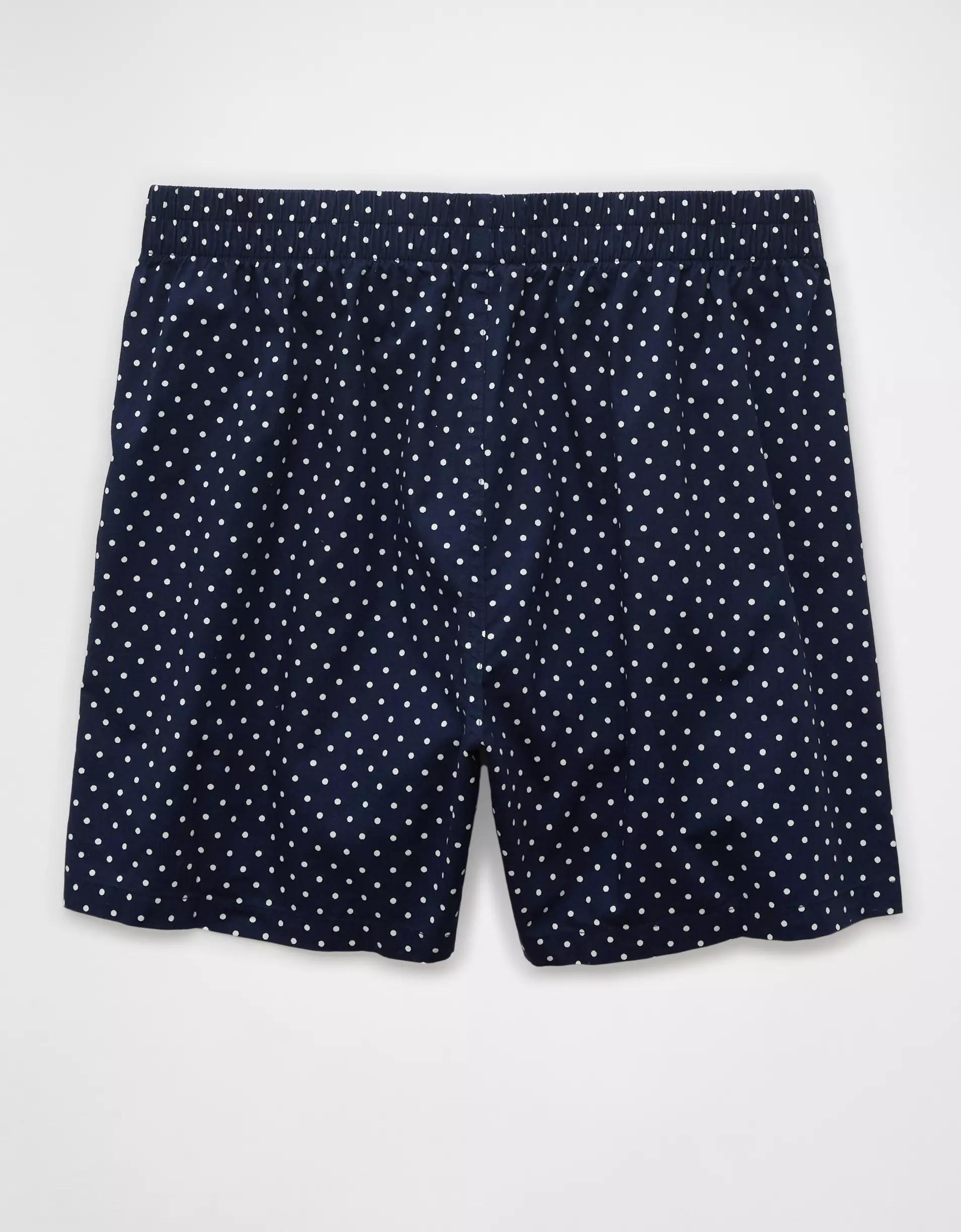 AEO Men's Polka Dots Poplin Pocket Boxer Short Product Image