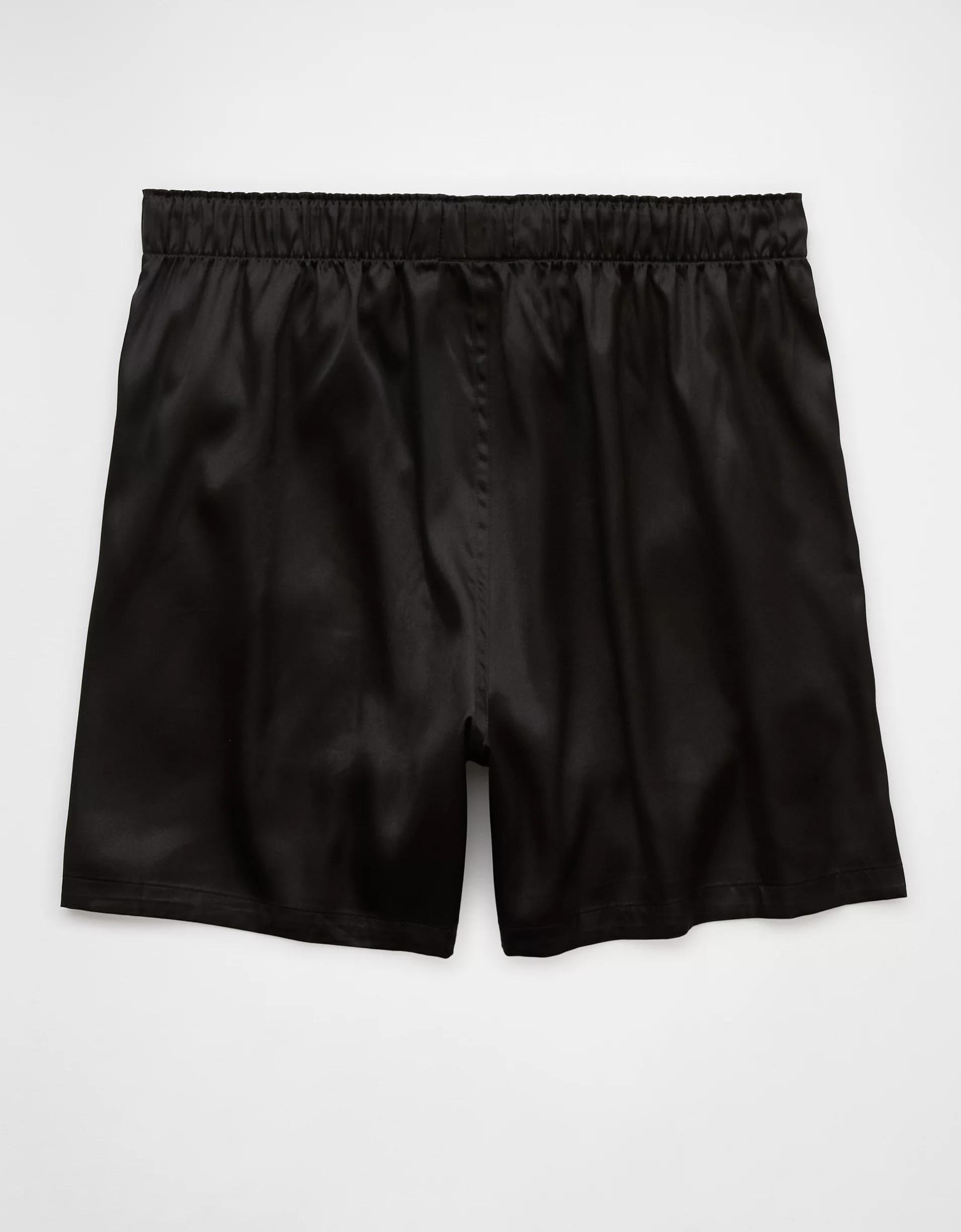AEO Men's Solid Satin Pocket Boxer Short Product Image