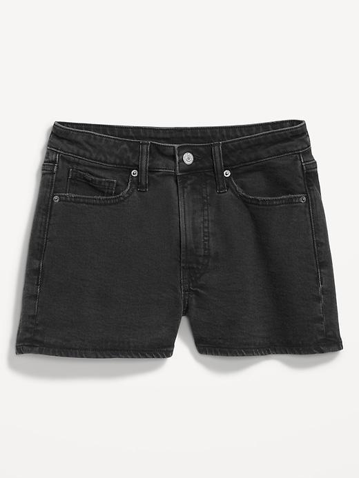 High-Waisted OG Jean Shorts -- 3-inch inseam Product Image