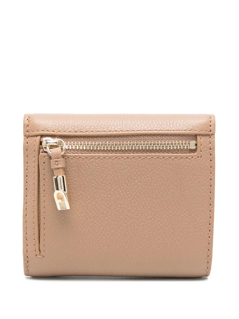 FURLA Leather Wallet In Neutrals Product Image