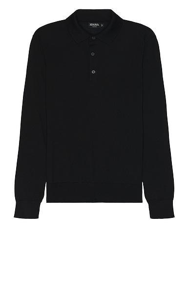 Essential Logo Crewneck - Black Male Product Image