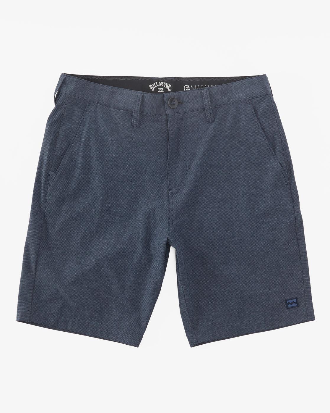 Crossfire Mid 19" Hybrid Submersible Shorts - Navy Male Product Image