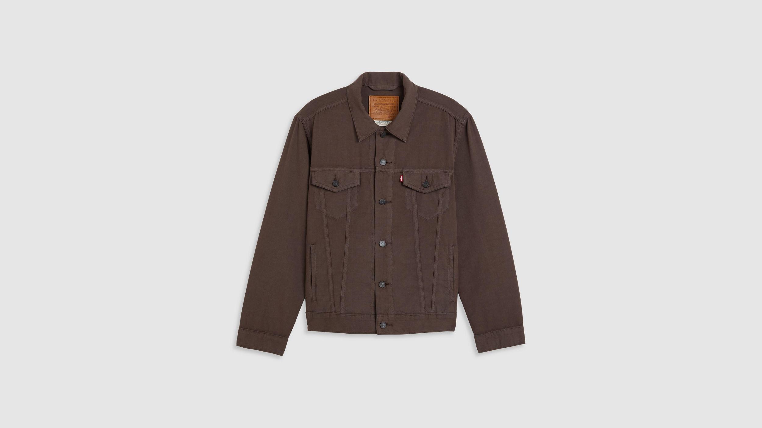 Cotton Linen Trucker Jacket Product Image