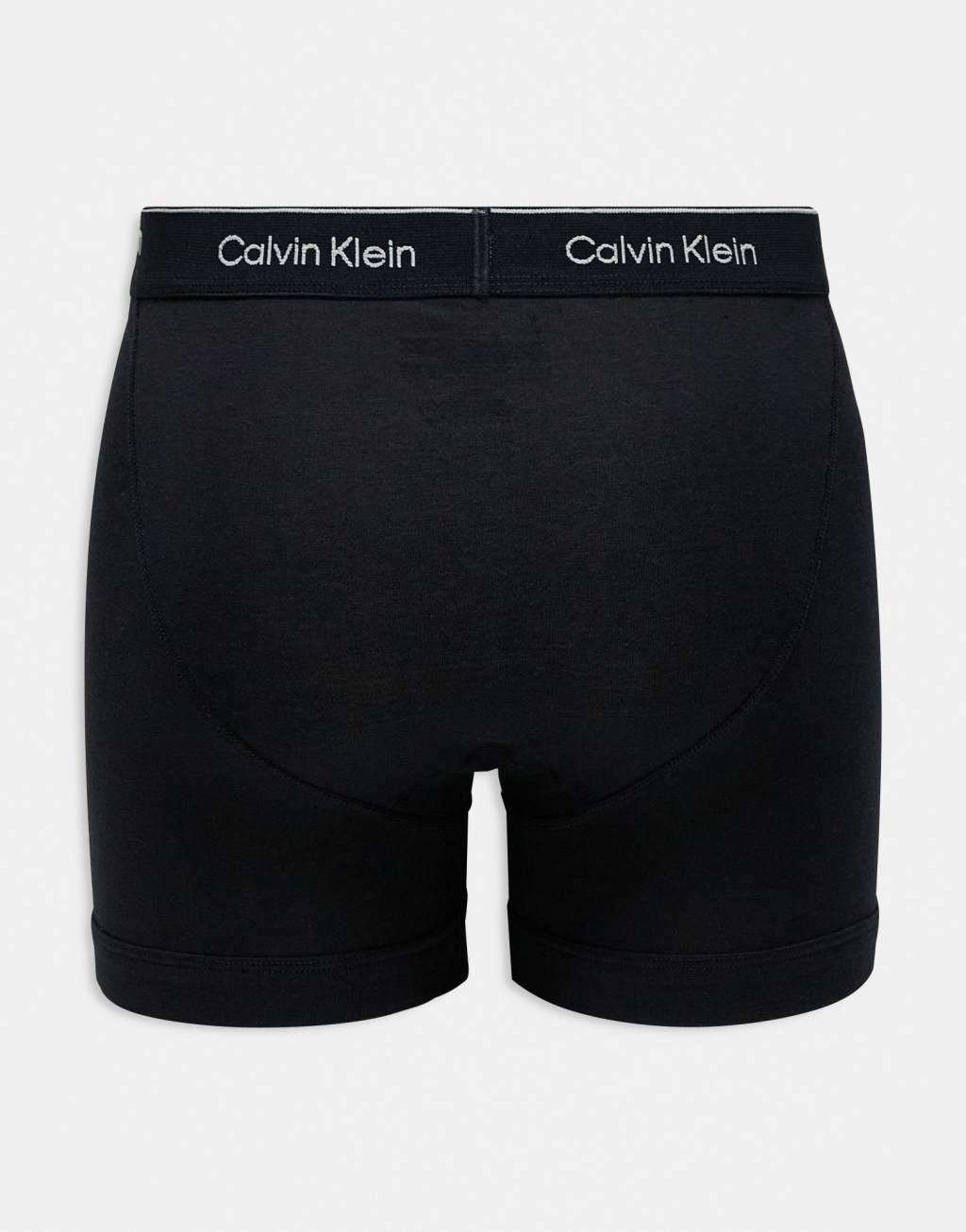 Calvin Klein Cotton Classics 3 pack boxer brief in black Product Image