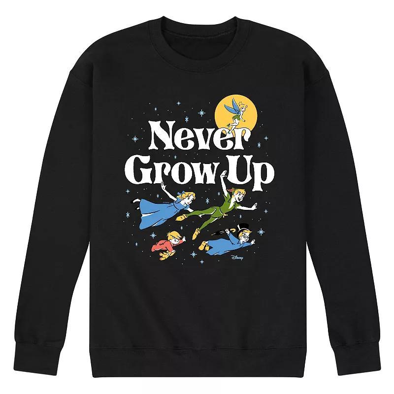 Disneys Peter Pan Mens Never Grow Up Fleece Sweatshirt Product Image