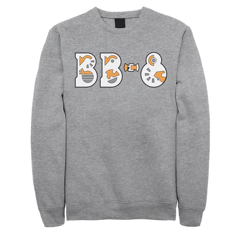 Men's Star Wars The Rise of Skywalker BB-8 Gear Sweatshirt, Size: 3XL, Athletic Grey Product Image