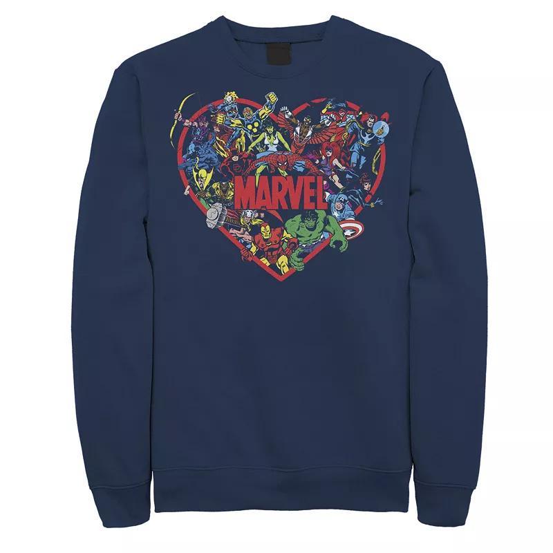 Men's Marvel Black Widow Halftone Word Stack Portrait Sweatshirt, Size: Small Product Image