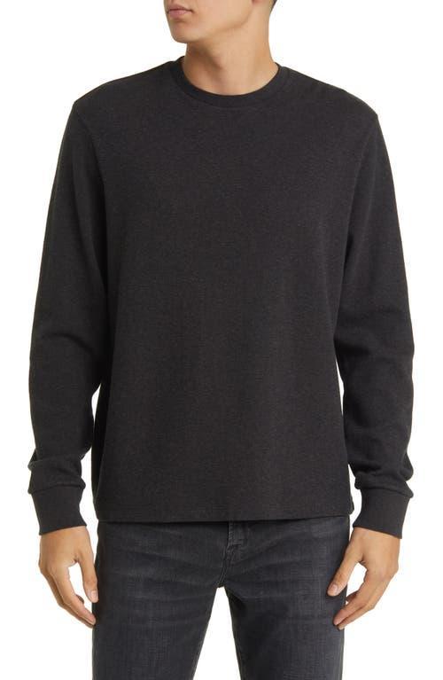 FRAME Duo Fold Long Sleeve Tee Grey. (also in L). Product Image