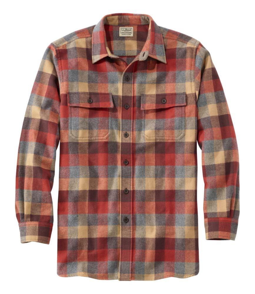 
                            Men's Chamois Shirt, Slightly Fitted, Plaid
                         Product Image