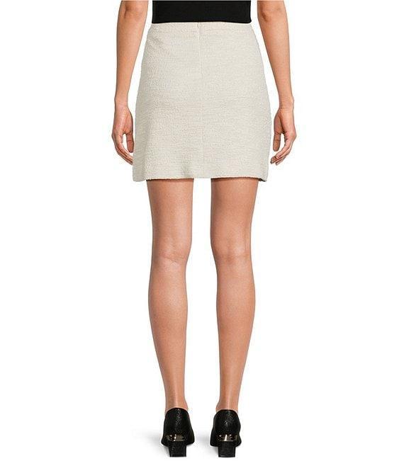 Preston & York Coordinating Caitlin Knit Tweed Pocket A-Line Skirt Product Image