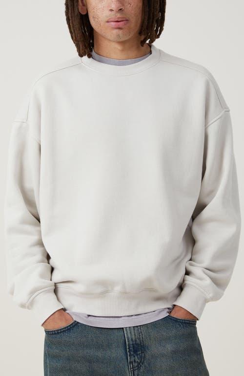 Cotton On Men's Box Fit Crew Sweater in Bone at Nordstrom, Size Xx-Small Product Image