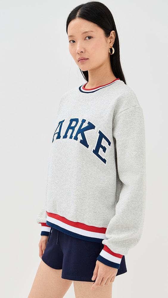 PARKE Vintage Varsity Crew Sweatshirt | Shopbop Product Image