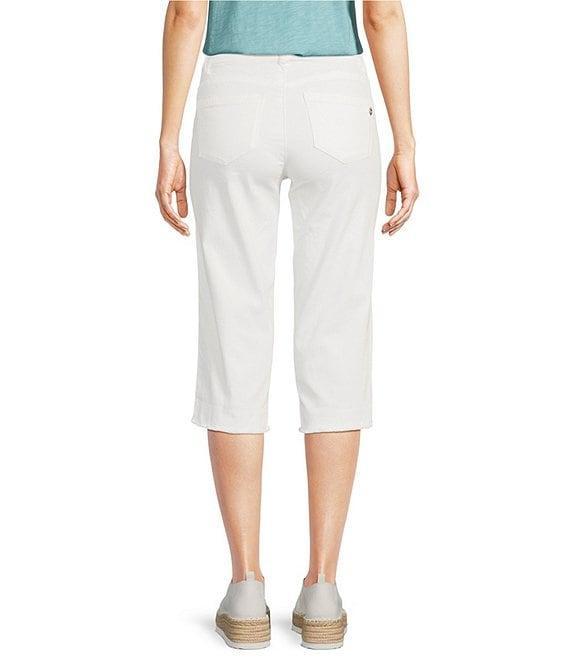 Democracy #double;Ab#double;solution® Stretch Straight Leg Skimmer Fray Hem Jeans Product Image