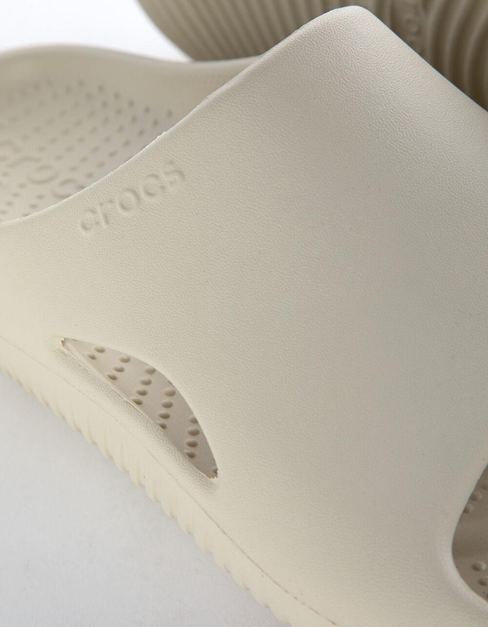 CROCS Mellow Recovery Slide Sandals - BONE Product Image