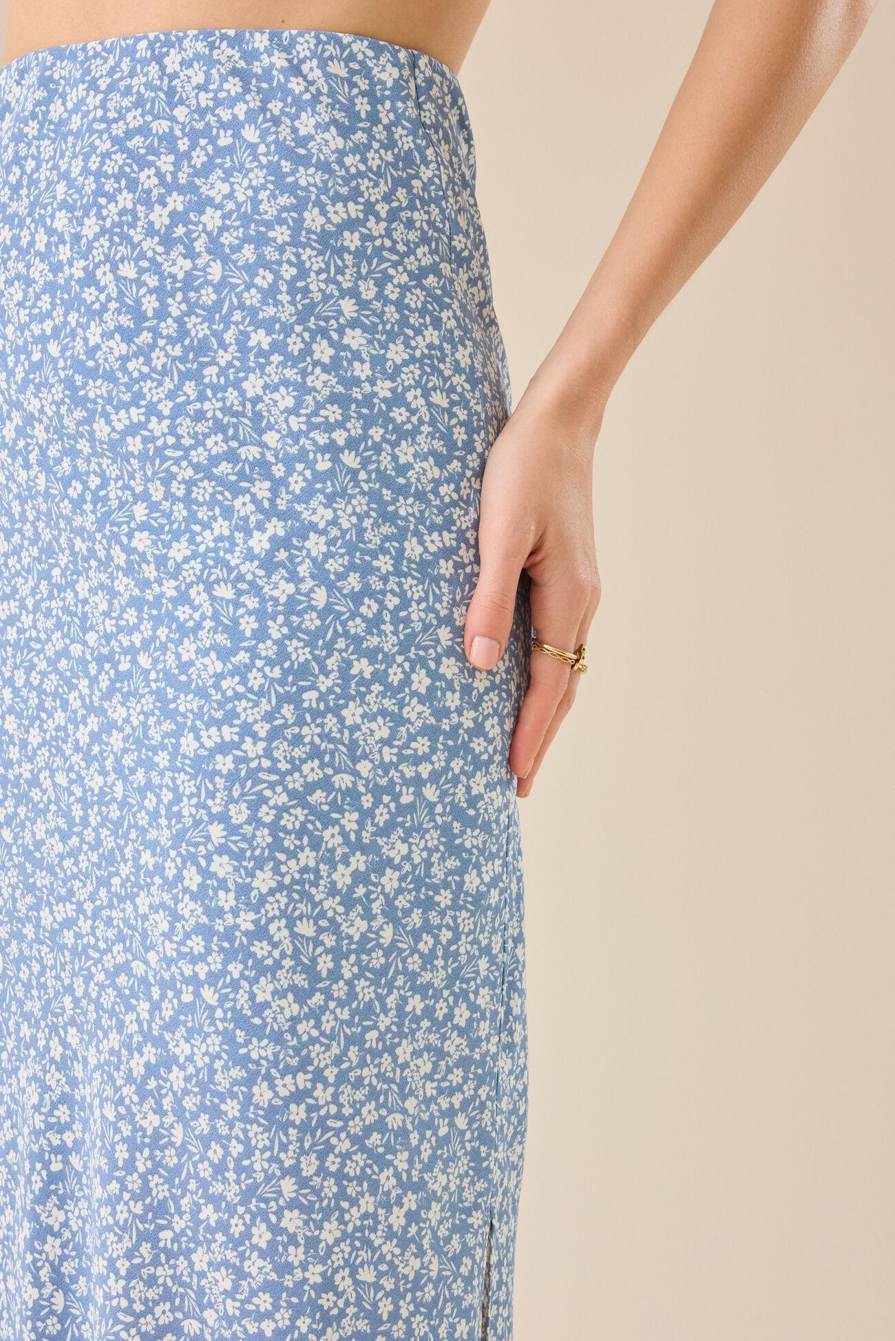 Amora Floral Midi Skirt Product Image