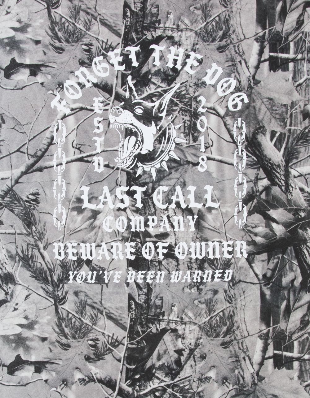 LAST CALL CO. Beware Of Owner Mens Heavyweight Tee - CAMO BLACK Product Image