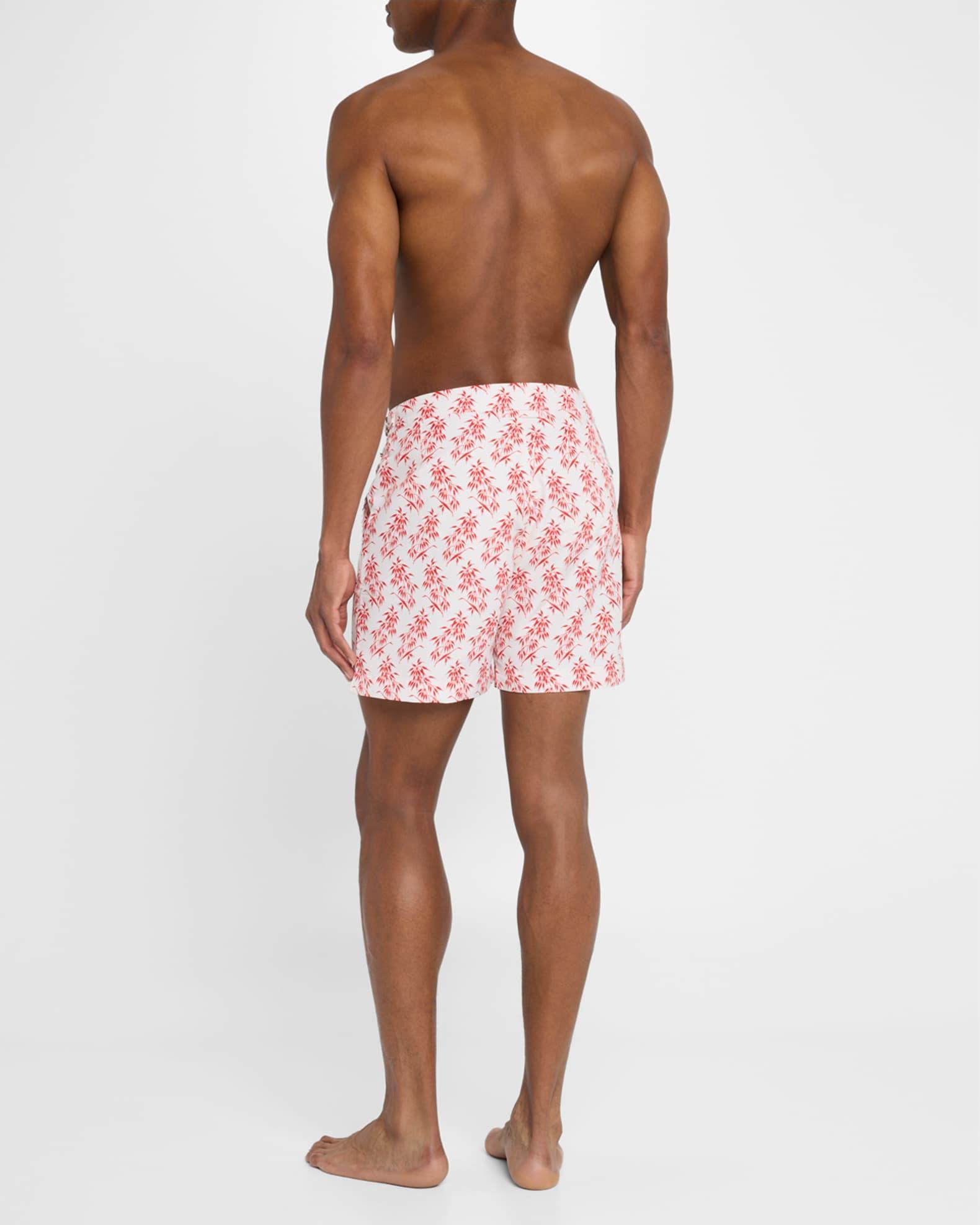 Mens Bulldog Bamboo-Print Shorts Product Image