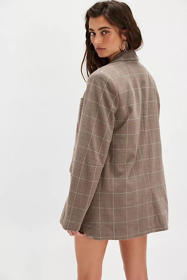 Paper Cut Pinstripe Blazer Product Image