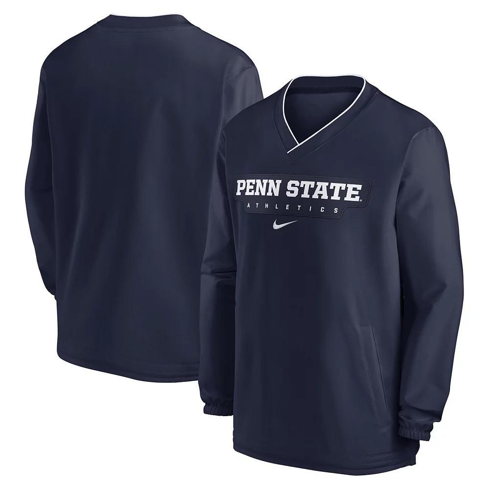 Men's Nike Navy Penn State Nittany Lions 2024 Sideline Pullover Windshirt, Size: Medium, Blue Product Image