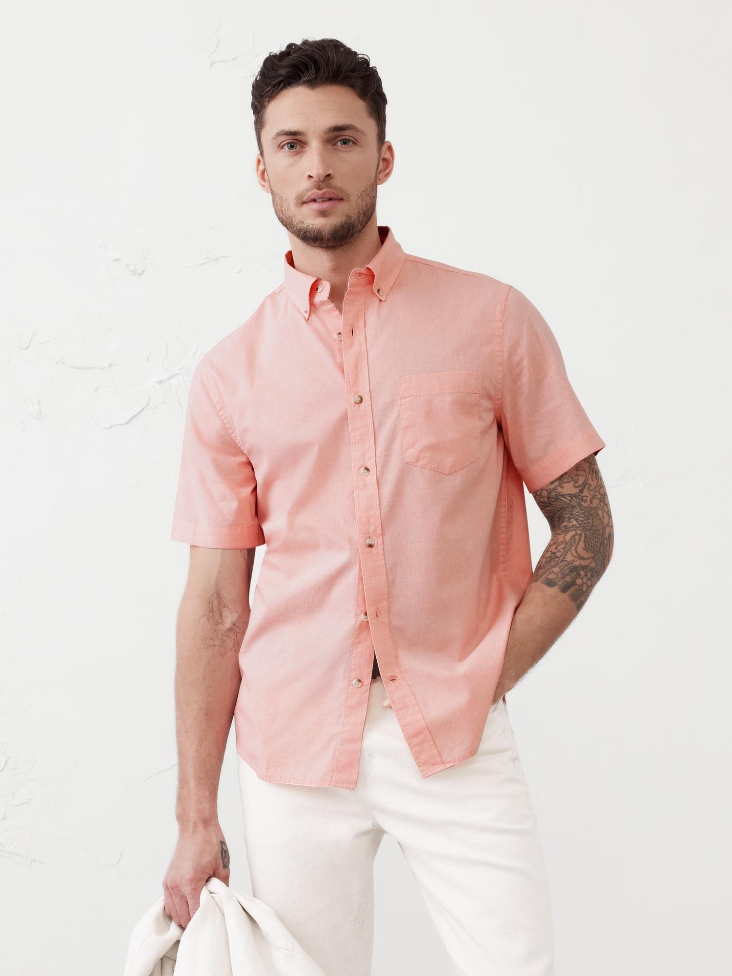 Slim Softwash Cotton Shirt Product Image