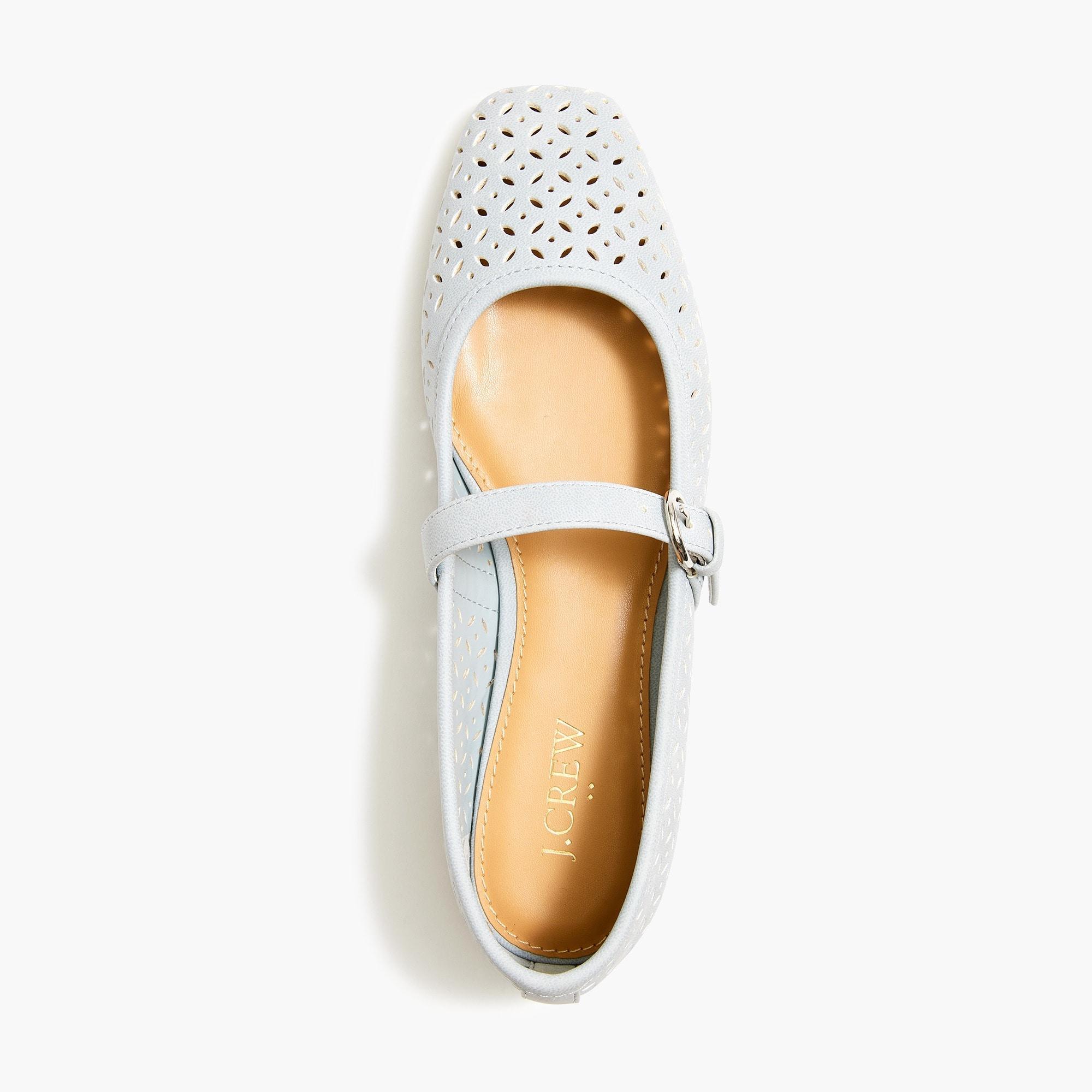 Square-toe Mary Jane ballet flats Product Image