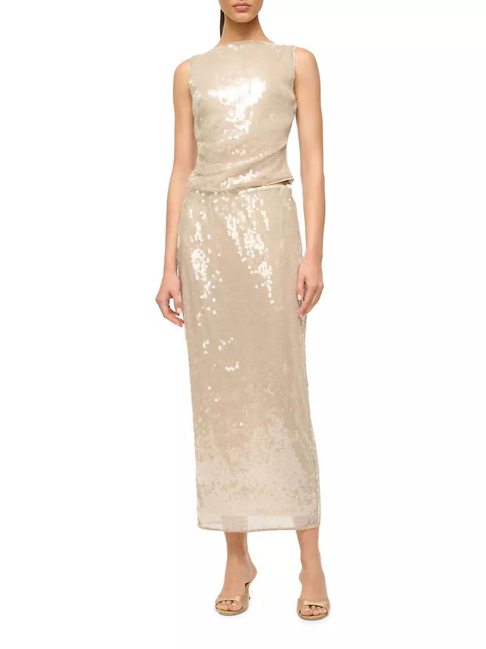 Eton Sequined Sleeveless Top Product Image