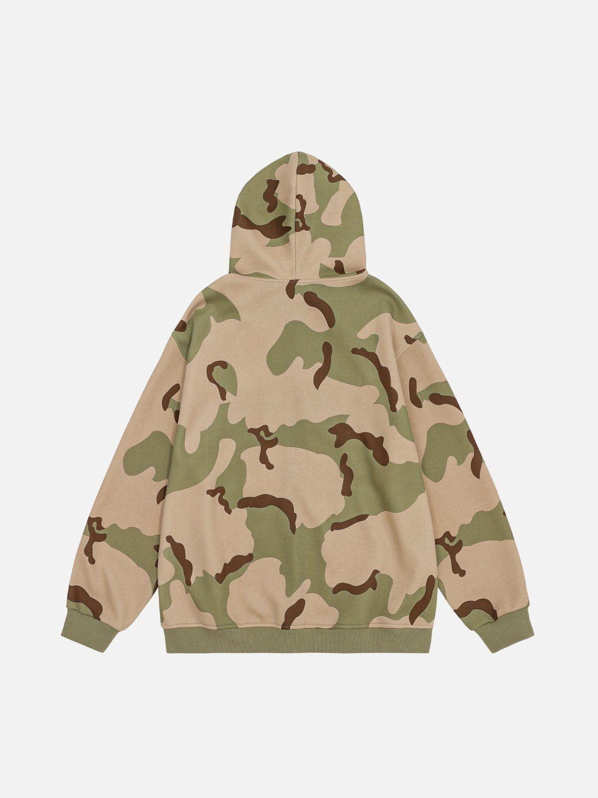 Aelfric Eden Camo Zip Up Hoodie Product Image