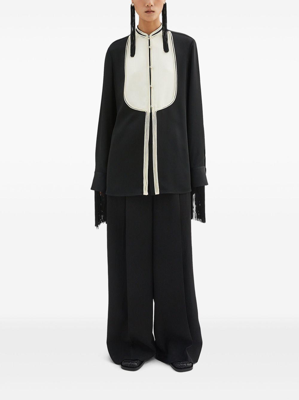 contrast-bib shirt Product Image
