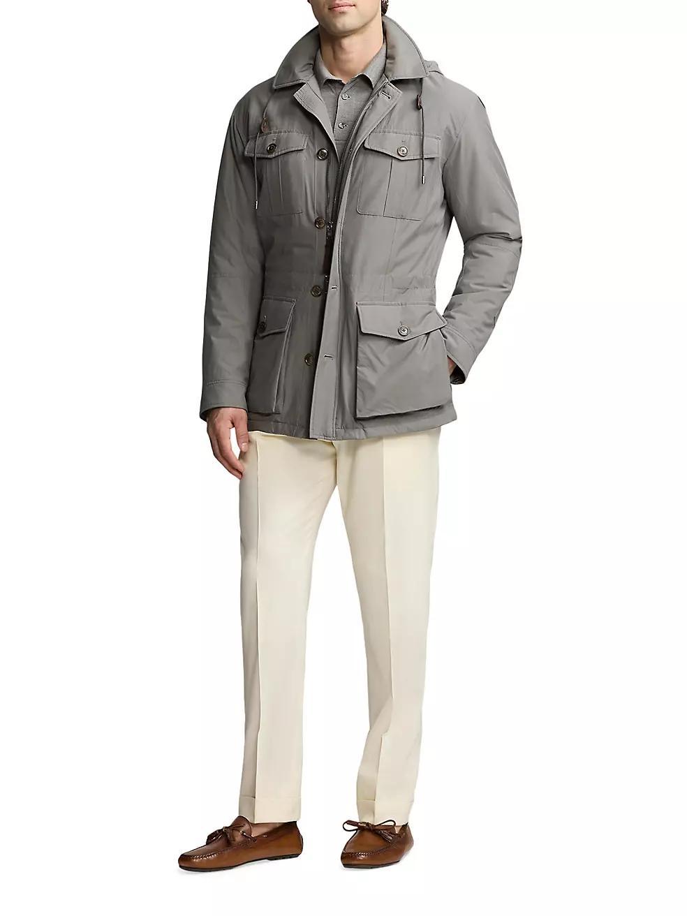 Hartridge Silk Hooded Field Jacket Product Image