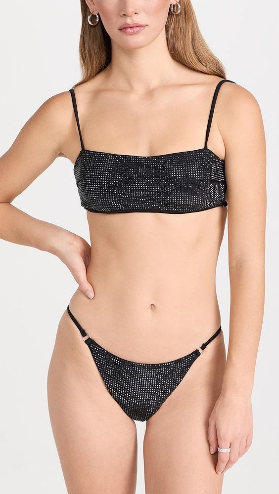 SIMKHAI May Ring Detailed Bikini Bottoms | Shopbop Product Image
