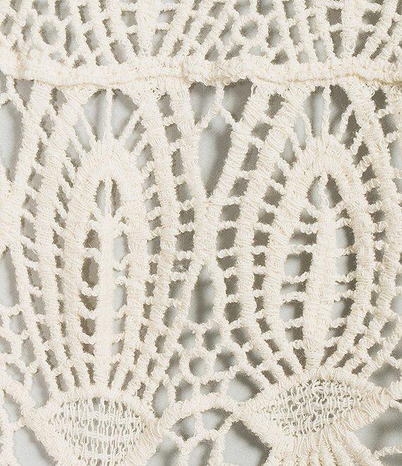 Evolutionary Crochet Long Bell Sleeve Top Product Image