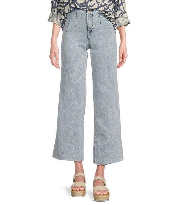 Every Denim High Rise Pleated Waist Jeans Product Image