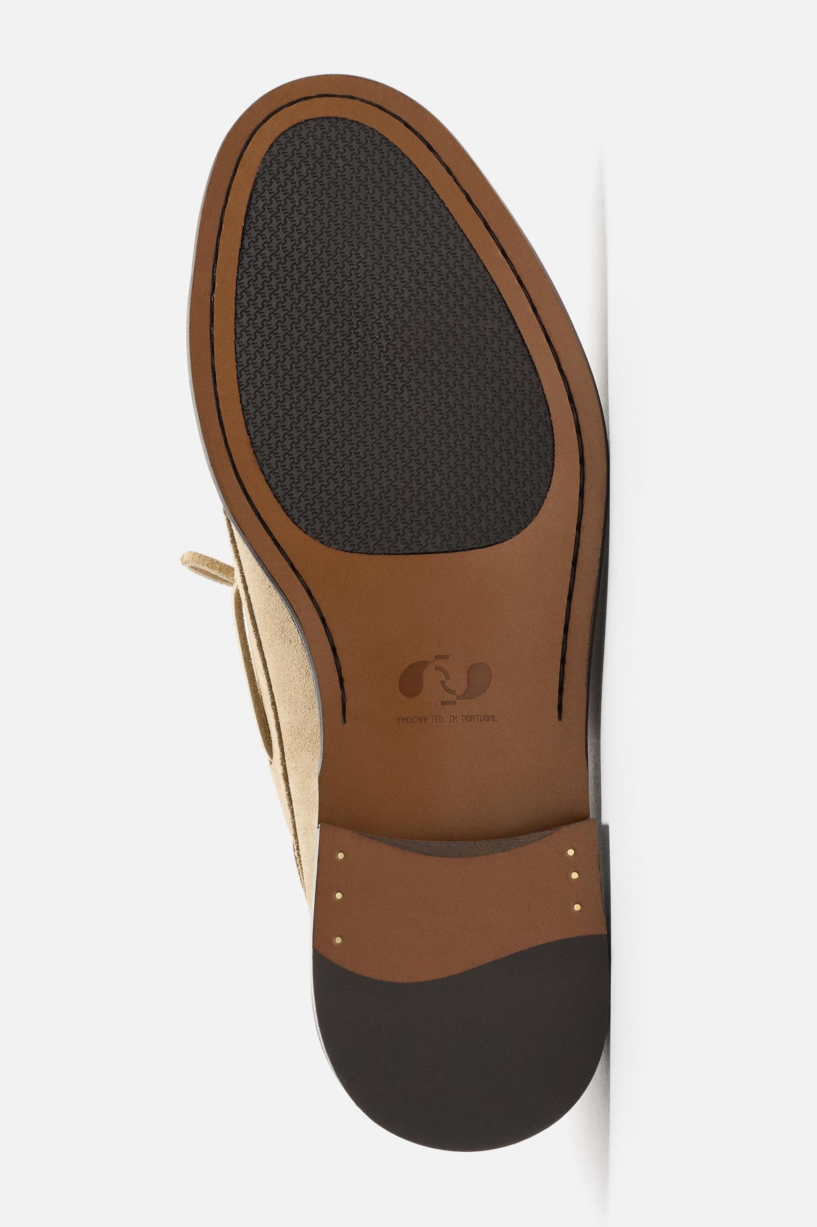 LEATHER BOAT SHOES Product Image