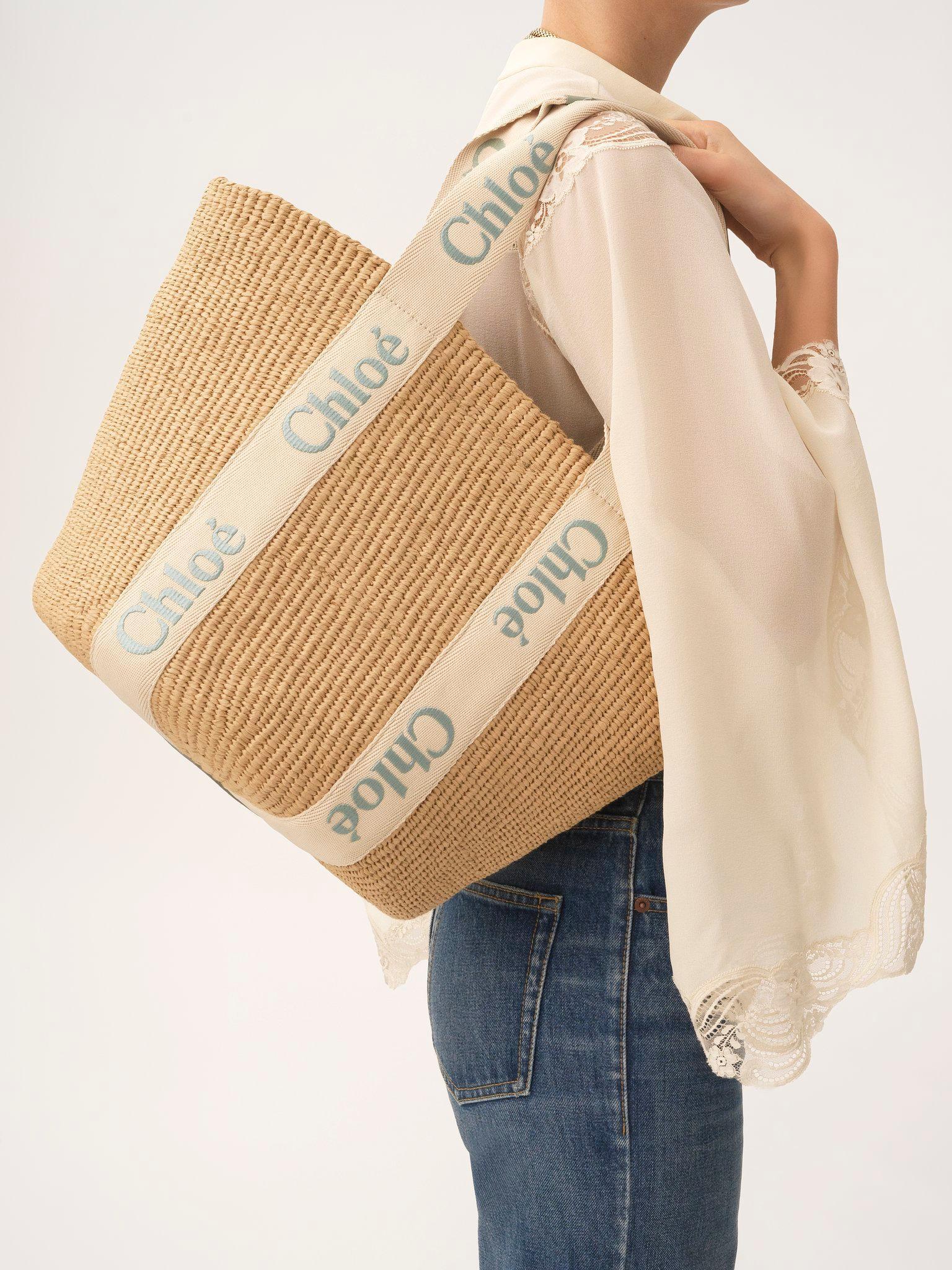 Large Woody basket in natural fibers Product Image