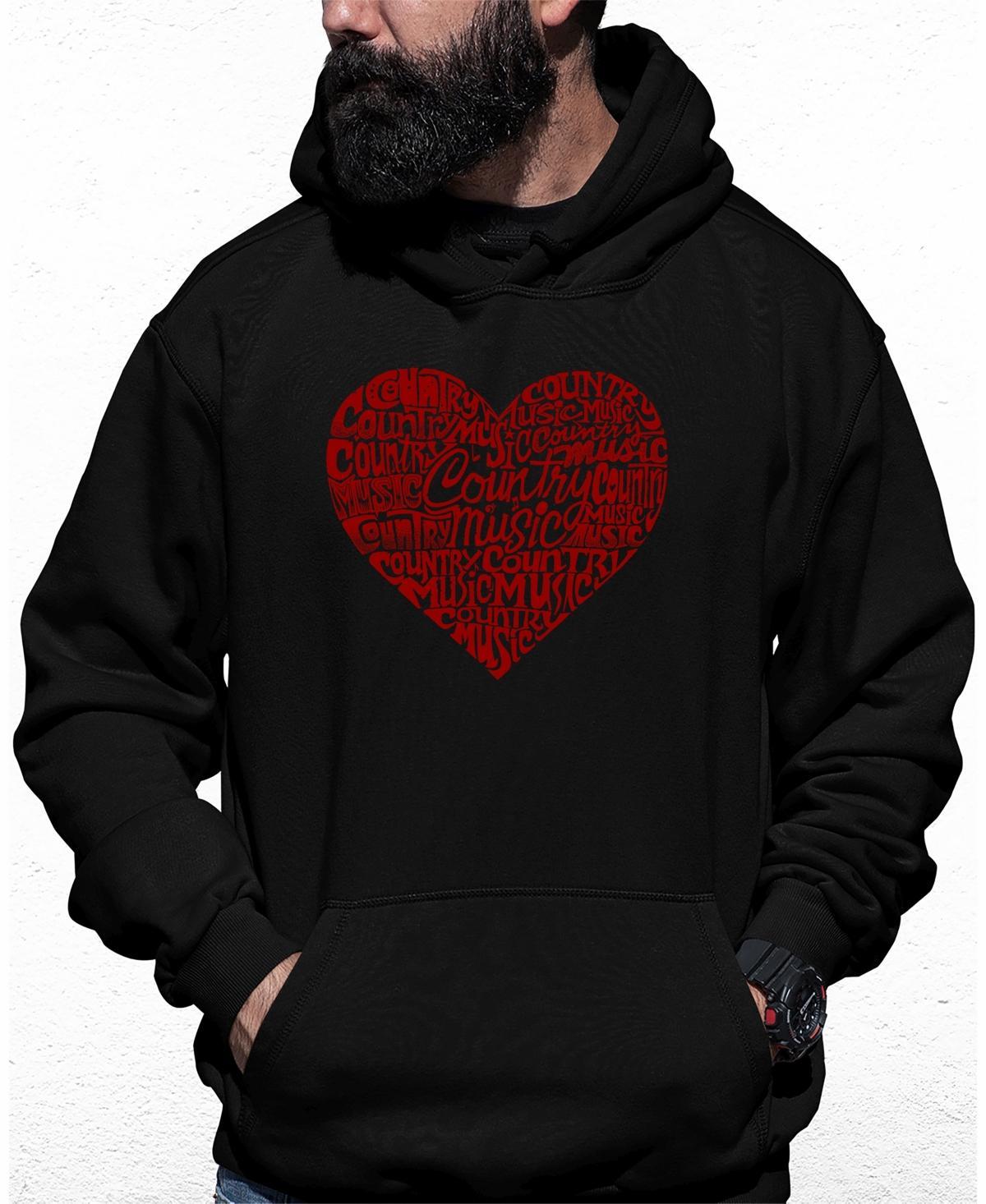 La Pop Art Mens Have Yourself a Merry Little Christmas Word Art Hooded Sweatshirt Product Image