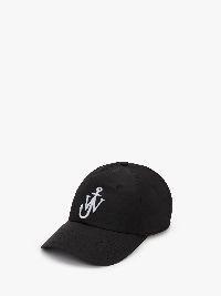 BASEBALL CAP WITH ANCHOR LOGO in black | JW Anderson US  Product Image