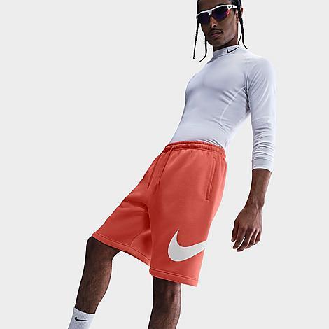 Nike Mens Club Fleece Swoosh Graphic Shorts Product Image