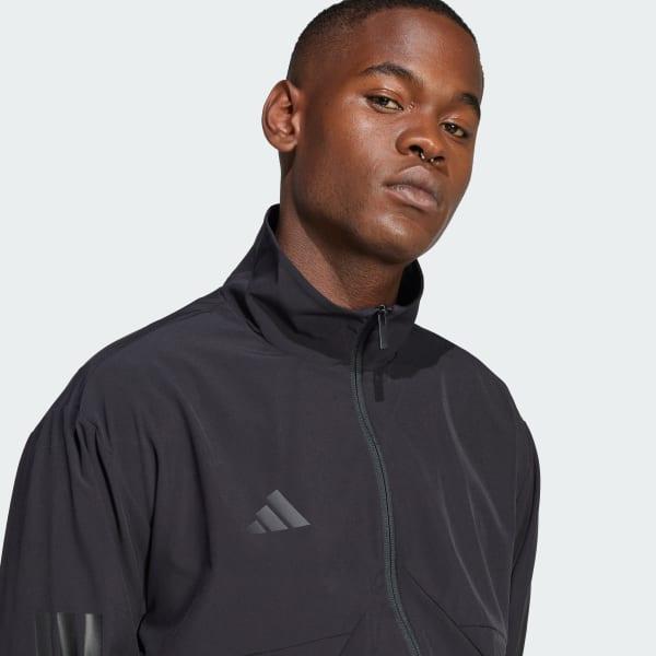 adidas House of Tiro Woven Track Top Dark Blue XL Mens Product Image