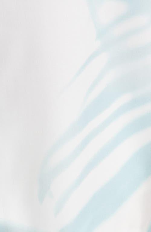 BUGATCHI Jackson Abstract Print Camp Shirt In Seafoam Product Image