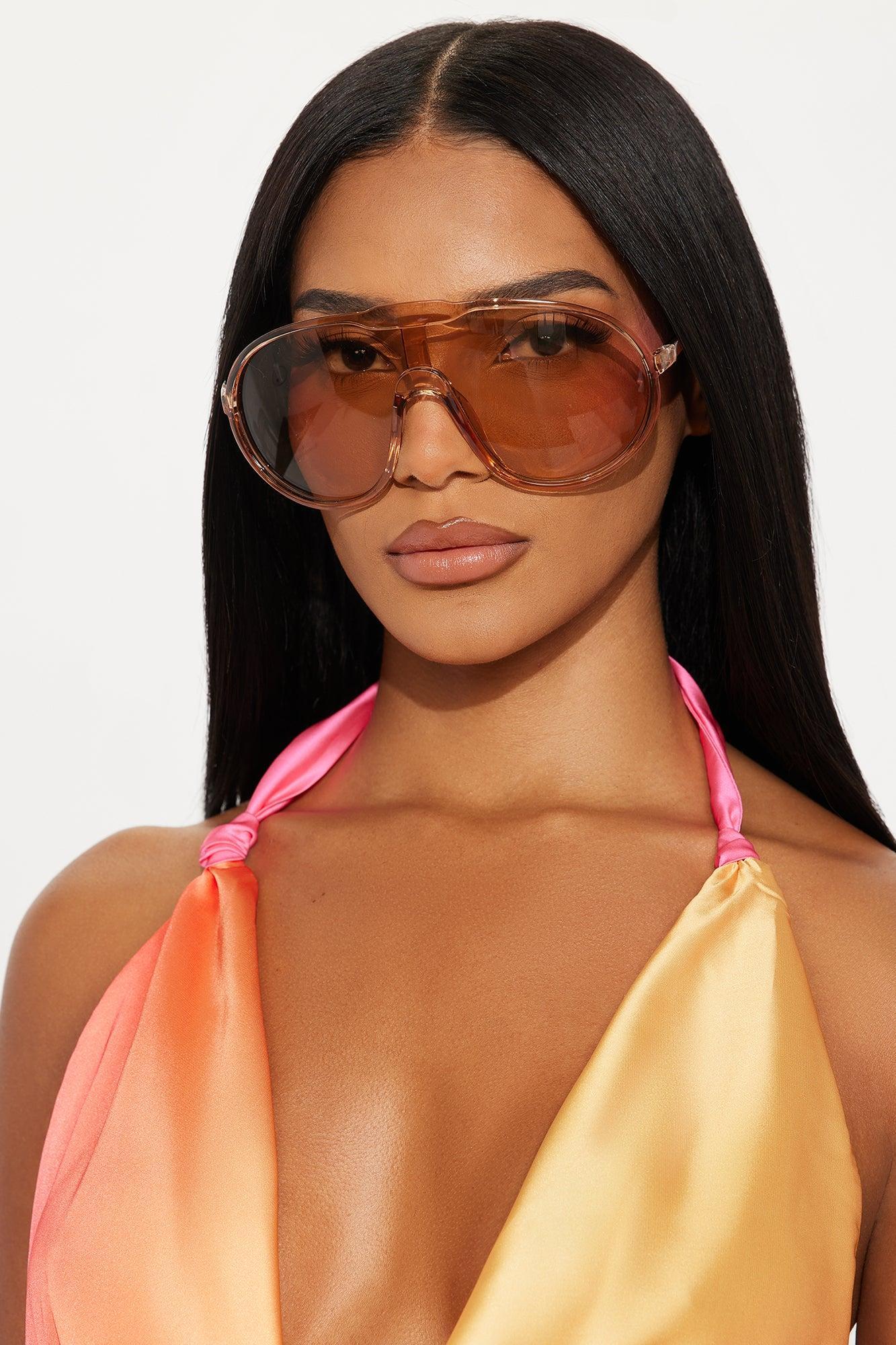 Big Mood Sunglasses - Nude Female Product Image