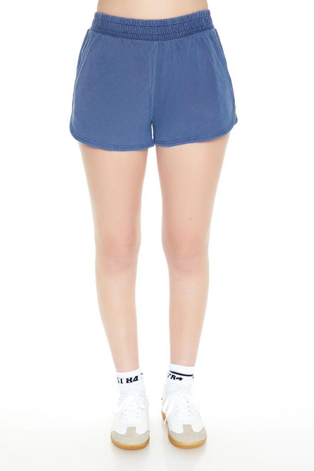 Cotton Dolphin-Hem Shorts | Forever 21 Product Image