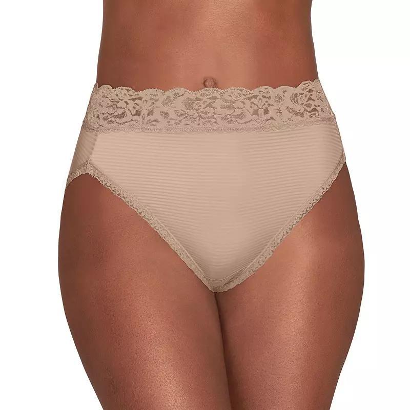 Womens Vanity Fair Lingerie Flattering Lace Hi-Cut Panty 13280 Product Image