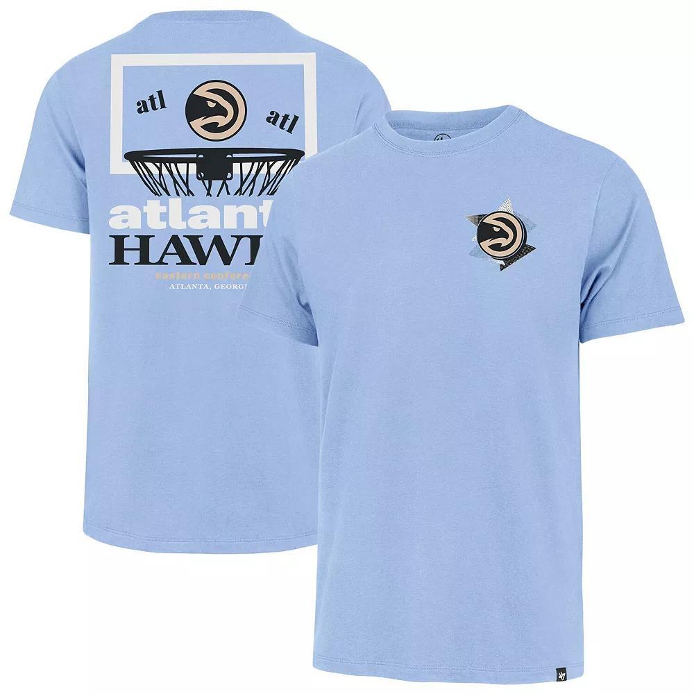 Men's '47  Light Blue Atlanta Hawks City Edition Backboard T-Shirt, Size: XL Product Image