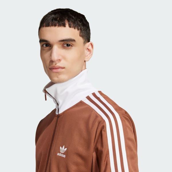 adidas Adicolor Classics Beckenbauer Track Jacket Wonder White 2XL Mens Product Image
