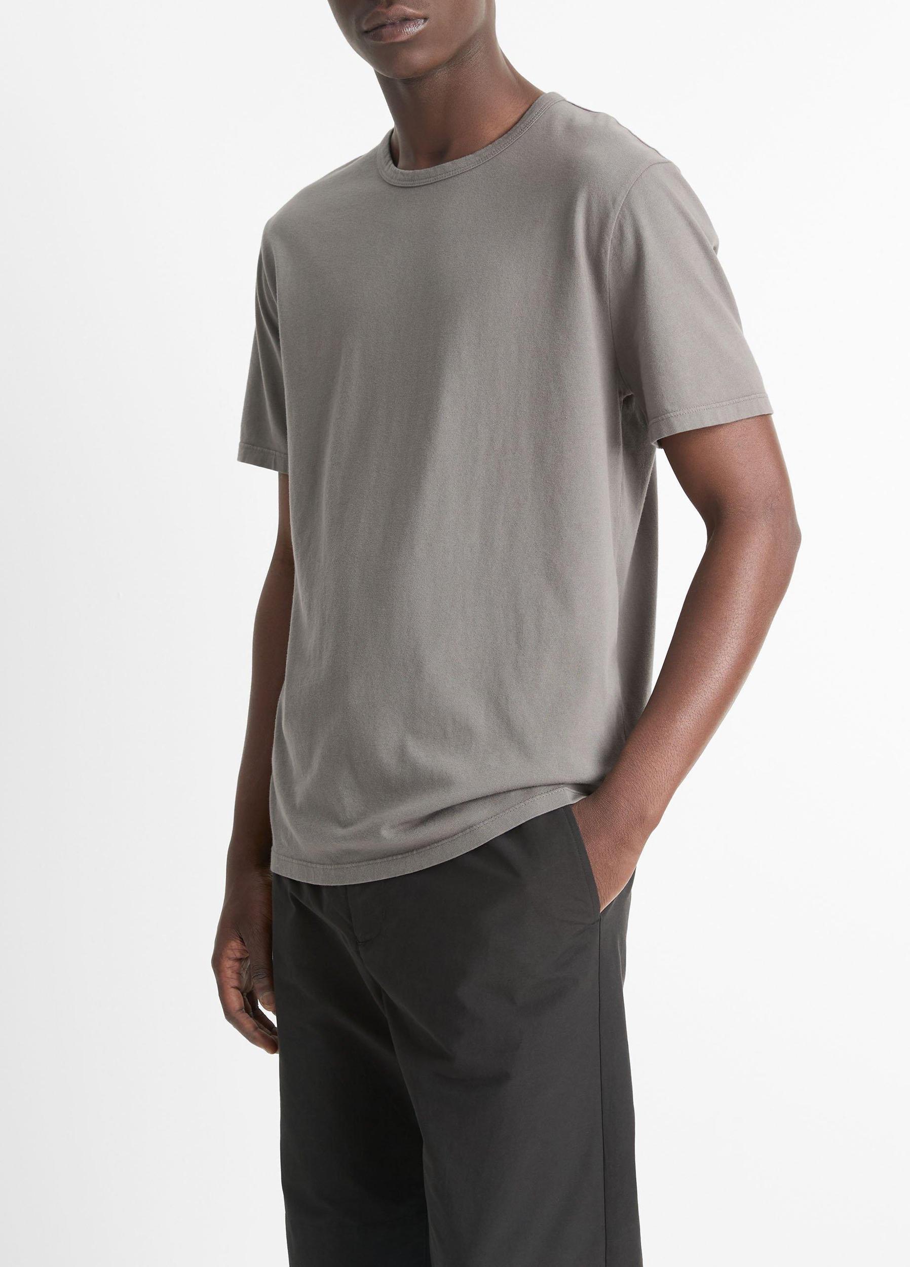 Mens Garment Dye Cotton T-Shirt Vince Product Image