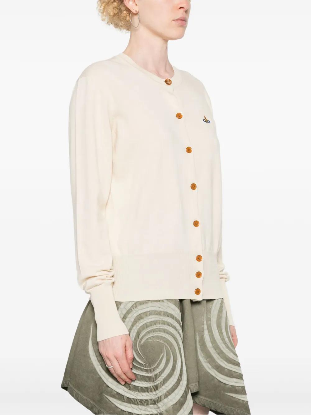 Bea ribbed-knit cardigan Product Image