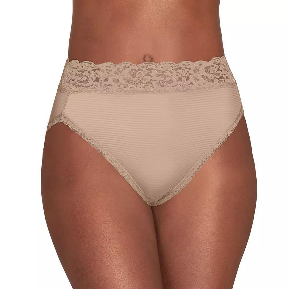 Womens Vanity Fair Lingerie Flattering Lace Hi-Cut Panty 13280 Product Image