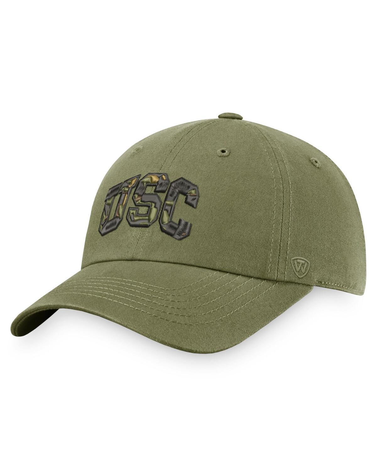 Mens Top of the World Olive USC Trojans OHT Military Appreciation Unit Adjustable Hat Product Image