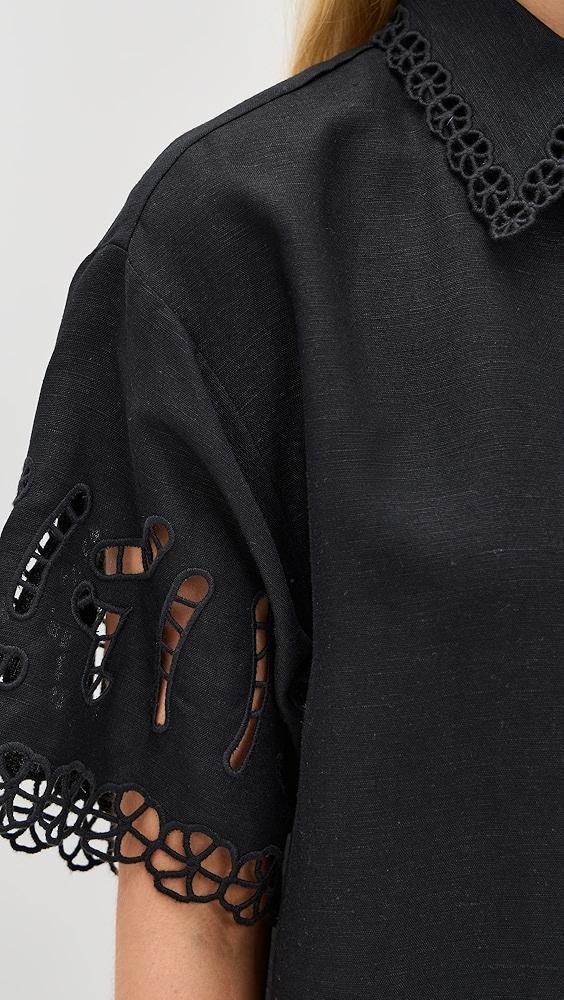 Sea Marja Embroidery Shirt Dress | Shopbop Product Image
